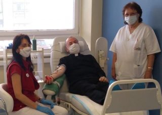 Administrátor eparchie Cyril Vasiľ vyzýva veriacich k darovaniu krvi