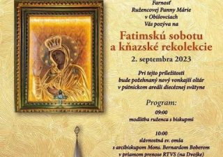 V pútnickom areáli diecéznej svätyne v Obišovciach požehnajú nový oltár