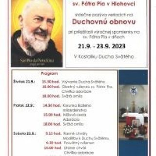 DO Modlitbového spoločenstva sv. Pátra Pia a jeho ctiteľov