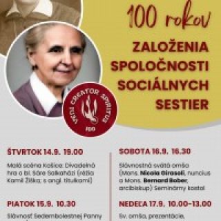 Pozývame na oslavy 100. výročia založenia do Košíc