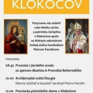 Púť k patrónke Zemplína - Klokočov 2023