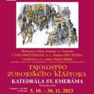 Vernisáž výstavy TAJOMSTVO ZOBORSKÉHO KLÁŠTORA v ilustráciách M. Oscitého