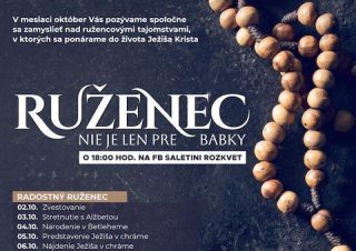 Farnosť Saletíni pozýva objaviť bohatstvo modlitby svätého ruženca