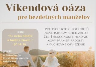 Úrad pre apoštolát ochrany života pozýva na víkendovku pre bezdetných