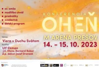TV LUX prinesie prenos svätej omše z konferencie Oheň v Prešove