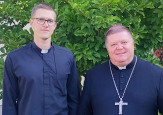 Na Kalvárii v Nitre vysväti biskup Beňo za diakona Dávida Kanciana SVD
