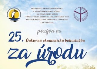 V metropole východu bude ekumenická ďakovná bohoslužba za úrodu