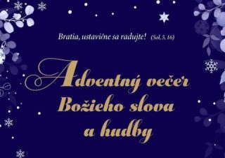 Ekumenické spoločenstvo pozýva na adventný večer slova a hudby