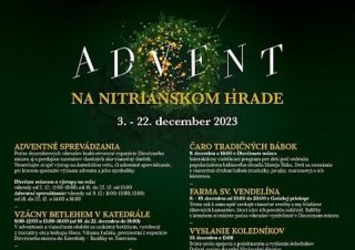Pozvánka na sériu adventných aktivít na Nitrianskom hrade pod Zoborom
