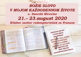 U redemptoristiek vo Vranove sa dá naučiť, ako denne žiť s Božím slovom