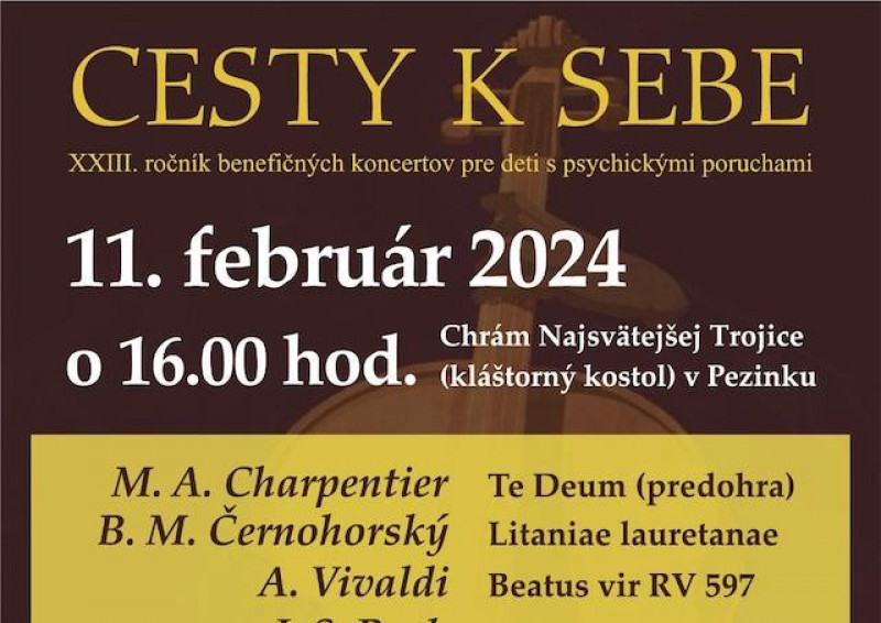 V Pezinku bude opäť benefičný koncert pre deti s psychickými poruchami