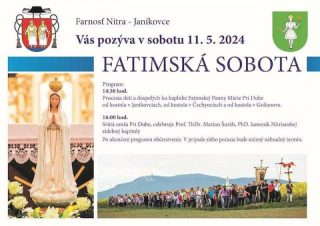 Farnosť Nitra – Janíkovce pozýva opäť na tradičnú mariánsku púť k Dubu