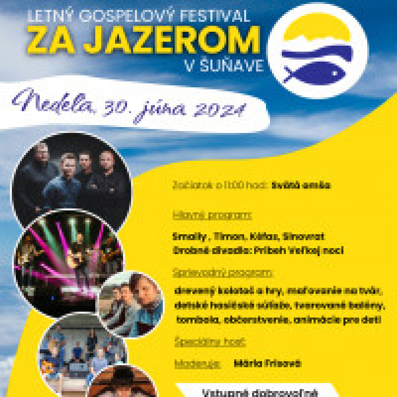 Letný gospelový festival ZA JAZEROM 2024