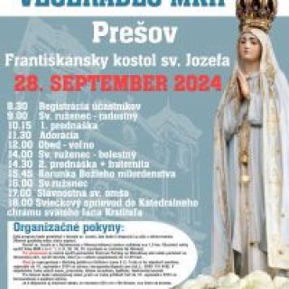 Celoslovenské mariánske večeradlo MKH