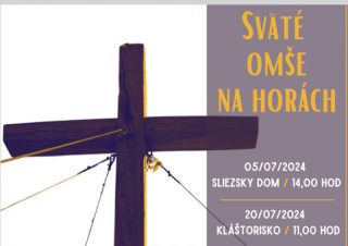 Niekoľkoročná tradícia slávenia svätých omší na horách pokračuje i tento rok