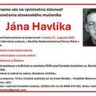 Blahorečenie Jana Havlika