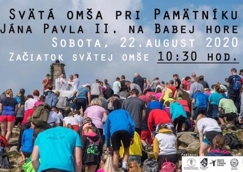 V sobotu bude 24. výstup na Babiu horu k Pamätníku Jána Pavla II.