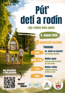 Pozvanie pre rodiny na púť v Bobrove