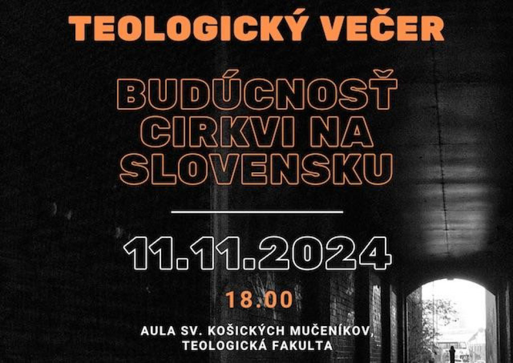 Ďalší Teologický večer v Košiciach bude o budúcnosti Cirkvi na Slovensku