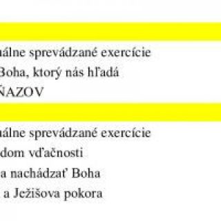 Duchovné cvičenia