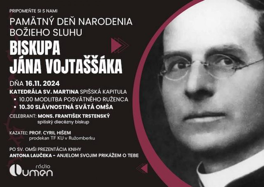 Pred 147 rokmi sa narodil biskup Vojtaššák, pripomenú si ho na Spiši