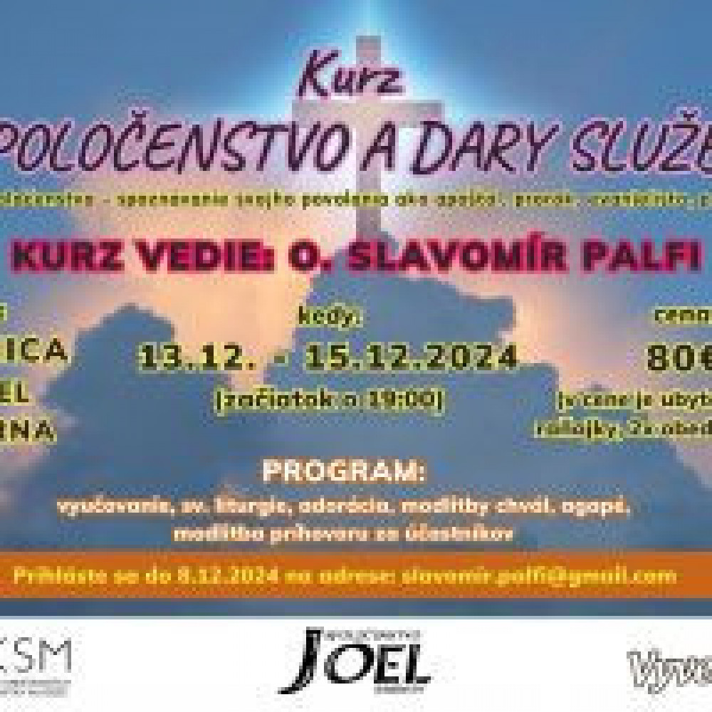 Kurz Spoločenstvo a dary služby