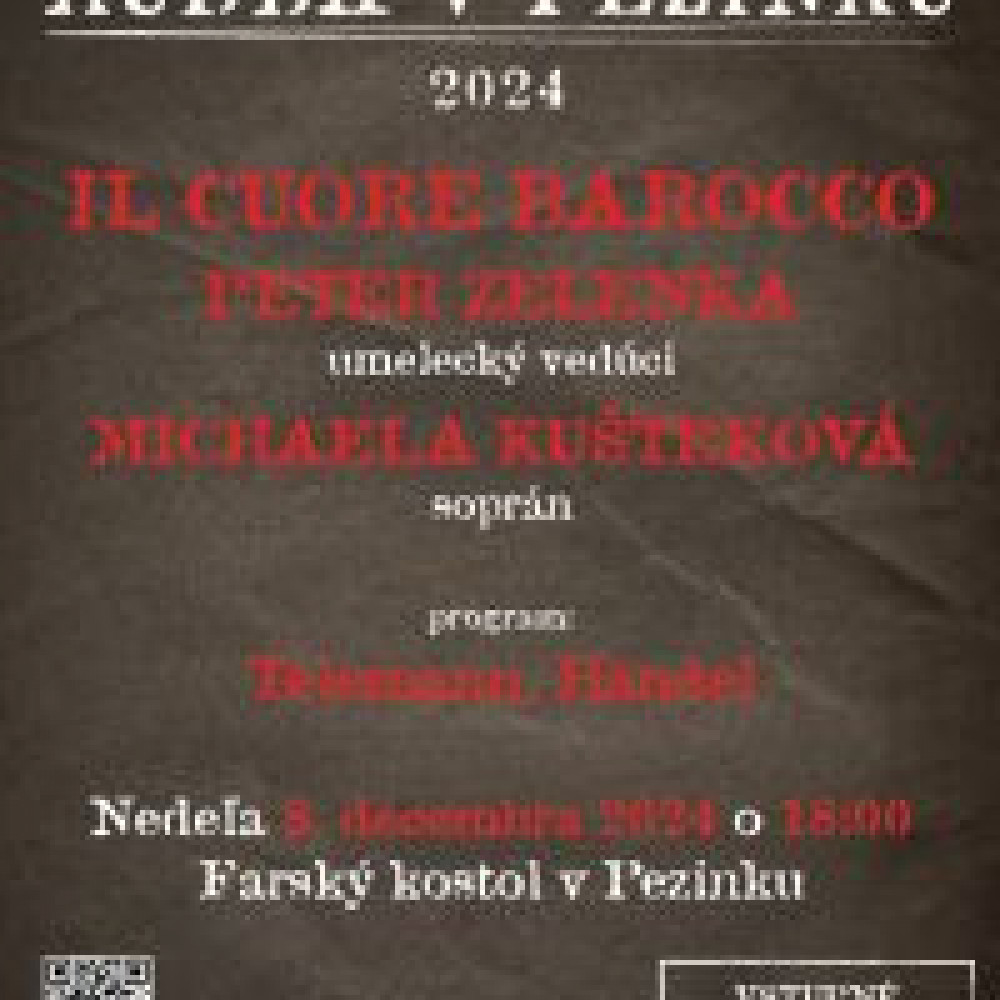 IL CUORE BAROCCO - Hudba v Pezinku 2024
