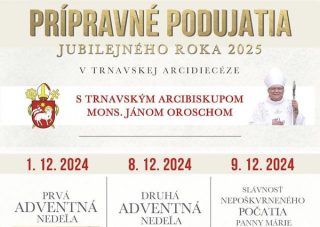 Pozvánka na slávnostnú svätú omšu spojenú s požehnaním Jubilejných krížov