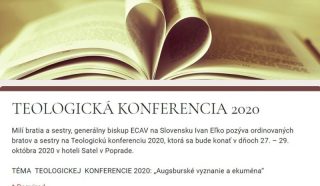 Teologická konferencia: Augsburské vyznanie a ekuména