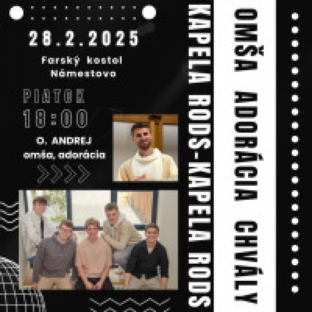 Sv. omša, adorácia a chvály s kapelou RODS