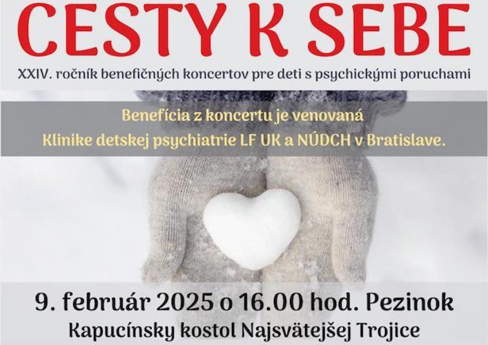 Už 24. ročník benefičného koncertu CESTY K SEBE podporí detskú psychiatriu