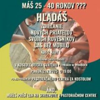 Stretko pre 25-40ročných v Leviciach