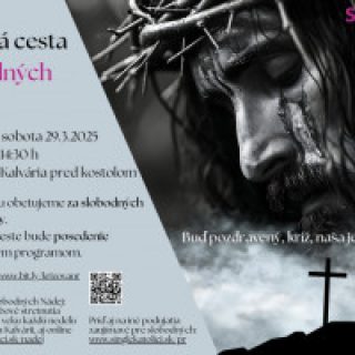 Krížová cesta slobodných v Nitre + posedenie so zaujímavým programom