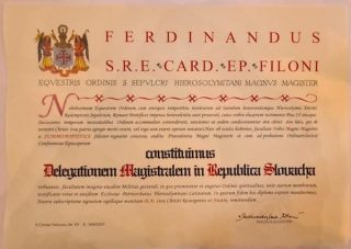 V Trnave bude prvá investitúra Rádu Božieho hrobu za účasti kard. Filoniho