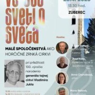 ODKAZ VLADA JUKLA ŽIJE ĎALEJ - POZÝVAME DO ZUBERCA
