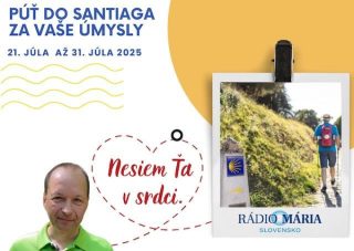 Biskup Haľko sa vydáva na púť do Santiaga. Úmysly ľudí nesie vo svojom srdci