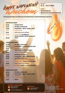 Život naplnený Duchom – celoslovenská konferencia Katolíckej charizmatickej obnovy
