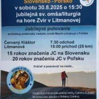 10 ROKOV JAKUBSKEJ CESTY SLOVENSKO - POĽSKO