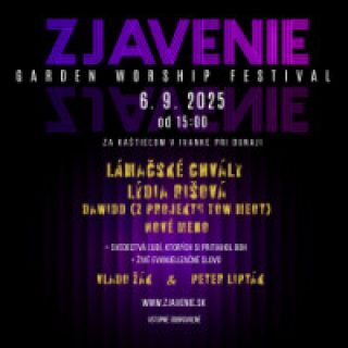 Pozývame vás na 1. worship garden festival v Ivanke pri Dunaji