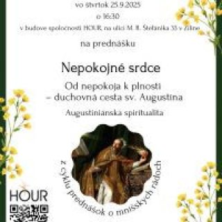 Nepokojné srdce. (o augustiniánskej spiritualite)