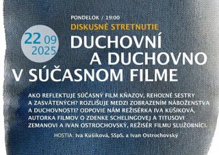 Diskusné synodálne stretnutie Duchovní a duchovno v súčasnom filme