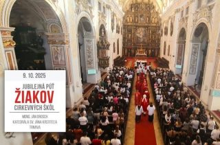 Vo štvrtok bude Jubilejná púť žiakov cirkevných škôl Trnavskej arcidiecézy