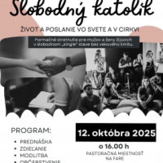 Slobodný katolík - život a miesto vo svete a v Cirkvi