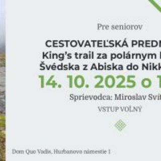 CESTOVATEĽSKÁ PREDNÁŠKA s Miroslavom Svítekom ⛰