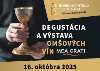 Košice privítajú degustáciu a výstavu omšových vín In Vino Gratitudo 2025