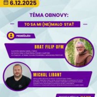 Duchovná obnova pre slobodných mužov a ženy od 25+