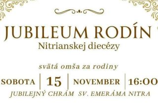 V Bazilike sv. Emeráma bude Jubileum rodín Nitrianskej diecézy