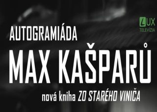 V Bratislave bude autogamiáda novej knihy Maxa Kašparů