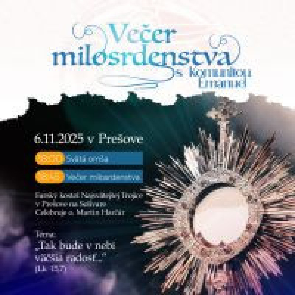 Večer milosrdenstva s Komunitou Emanuel