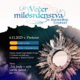 Večer milosrdenstva s Komunitou Emanuel